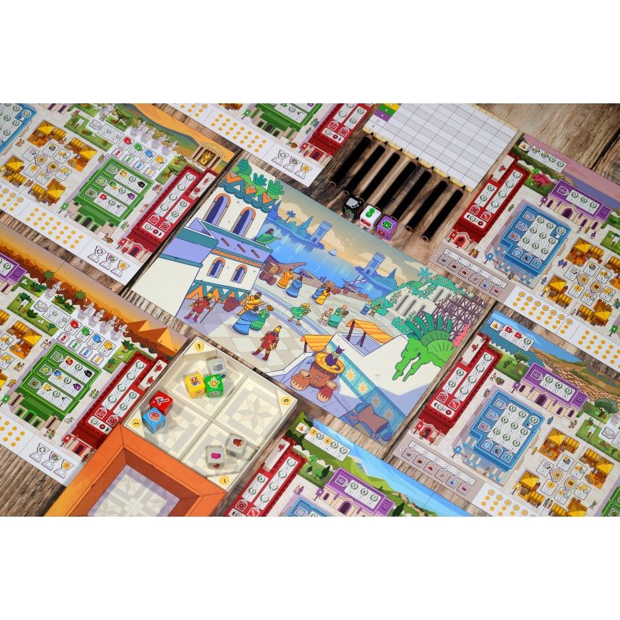 Asmodee 7 Wonders Dice 7 Wonders Dice Board game Strategy – 3