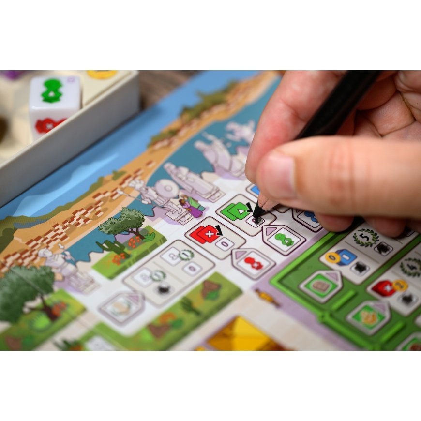 Asmodee 7 Wonders Dice 7 Wonders Dice Board game Strategy – 4