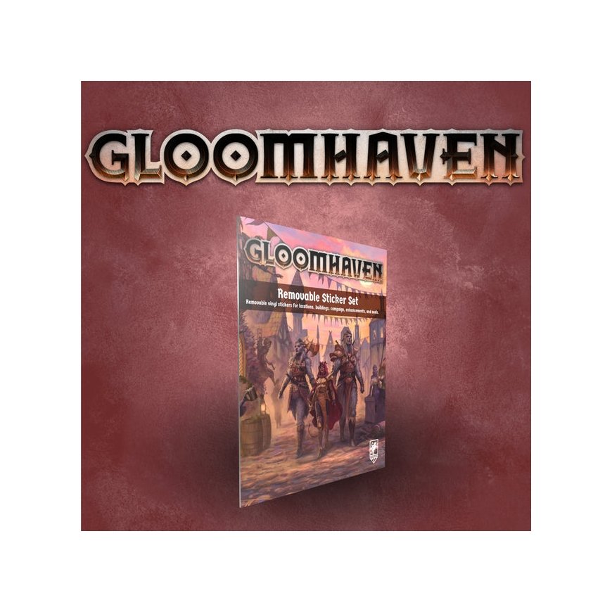 Asmodee Gloomhaven Removable Sticker Set Gloomhaven 2nd Edition Solo Scenarios Board game expansion