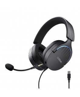 Trust GXT 490 FAYZO Laisvų rankų įranga Vielinis Su lankeliu Žaidimams USB A tipo Juoda