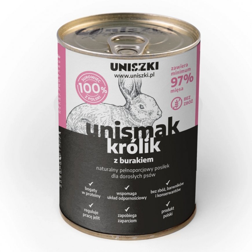 UNISZKI Unismak Królik 400g