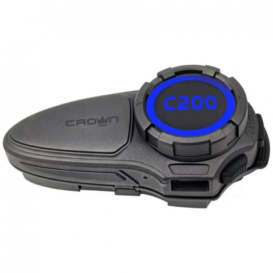 Crown C200 Mesh Bluetooth motociklo domofonas