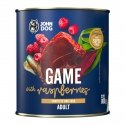 John Dog BERRY Adult dziczyzna z malinami 800g John Dog BERRY Adult dziczyzna z malinami 800g