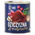 John Dog BERRY Adult dziczyzna z malinami 800g John Dog BERRY Adult dziczyzna z malinami 800g