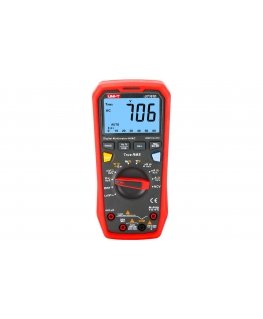Skaitmenins multimetras, 1000V AC/DC, 20A AC/DC 60MOm 60mF 10MHz -40°C~1000°C automatinės ribos, UNI-T