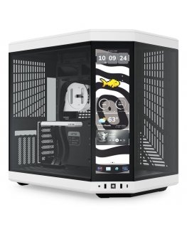 HYTE Y70 Touch Infinite Midi Tower Must, Valge