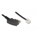 Alcasa T2A-10 telefonikaabel 10 m Must Alcasa T2A-10 telefonikaabel 10 m Must