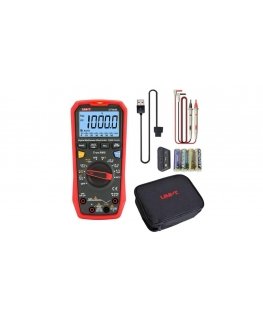 Skaitmenins multimetras, 1000V AC/DC, 20A AC/DC 220MOm 220mF 220MHz automatinės ribos, UNI-T