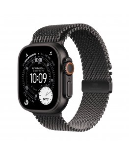 Apple Watch Ultra 3 OLED 49 mm Digitaalinen 422 x 514 pikseliä Kosketusnäyttö 5G musta Wi-Fi GPS (satelliitti)