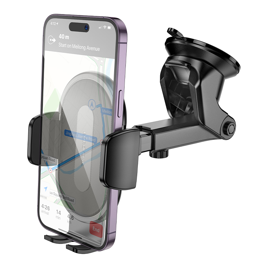 Borofone Car holder BH134 Rio to windshield black – 3