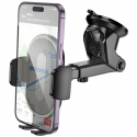 Borofone Car holder BH134 Rio to windshield black Borofone Car holder BH134 Rio to windshield black