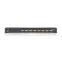 ATEN CL1308N-ATA-XG (KVM) tastatūras/video/peļu pārslēgšanas mehānisms Statņa montāža Melns