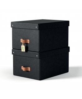 Leitz 61490095 ящик для хранения Тонкий картон Черный