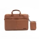Forcell 5903396290442 laptop case 39.6 cm (15.6") Messenger case Brown