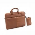 Forcell 5903396290442 laptop case 39.6 cm (15.6") Messenger case Brown