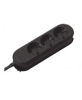 Bachmann SMARTLINE pagarinātājs 1,5 m 3 Maiņstrāvas izvade (-s) Iekštelpas Melns