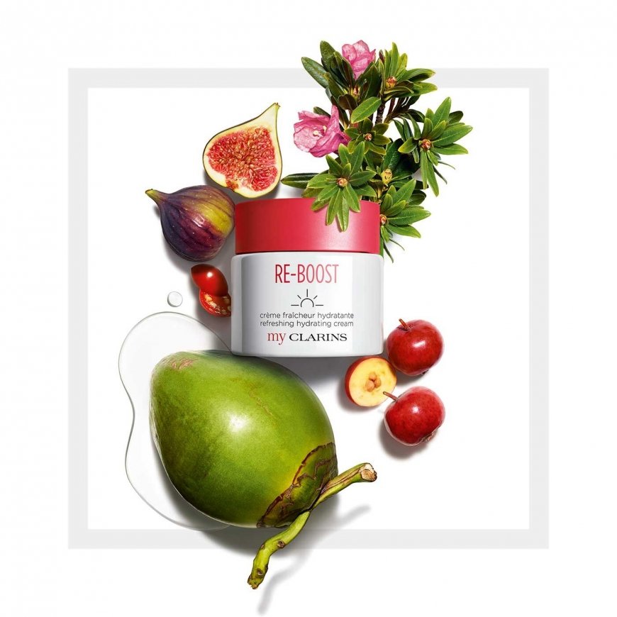 Clarins RE-BOOST Refreshing Hydrating Cream Dienas krēms Seja, Kakls 50 ml