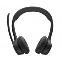 Logitech 981-001407 austiņas un brīvroku komplekts Bezvadu Birojs / zvanu centrs Bluetooth Melns Logitech 981-001407 austiņas un brīvroku komplekts Bezvadu Birojs / zvanu centrs Bluetooth Melns
