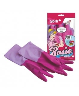 York Rosie Ароматизированные Резиновые Перчатки Pink Size S