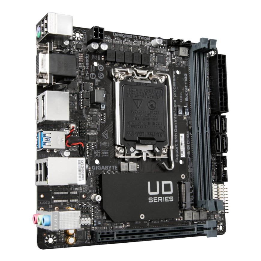 GIGABYTE H610I DDR4 pagrindinė plokštė Intel H610 Express LGA 1700 „mini ITXs“ – 2