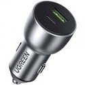 Ugreen 60980 mobile device charger Universal Silver Cigar lighter Fast charging Auto Ugreen 60980 mobile device charger Universal Silver Cigar lighter Fast charging Auto