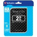 Verbatim Переносной жесткий диск Store 'n' Go с интерфейсом USB 3.0, 2 Тб (черный) Verbatim Переносной жесткий диск Store 'n' Go с интерфейсом USB 3.0, 2 Тб (черный)