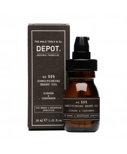 DEPOT The Male Tools & Co. No. 505 Conditioning Beard Oil - Ginger & Cardamom 30 ml Bārdas eļļa