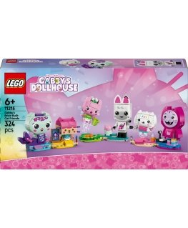 LEGO Gabby's Dollhouse 11215 - Gabbyn palikoistām būvētie kaķu draugi