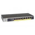NETGEAR GS108LP Ne-valdomas Gigabit Ethernet (10/100/1000) Maitinimas per Eternetą (PoE) 1U Juoda, P NETGEAR GS108LP Ne-valdomas Gigabit Ethernet (10/100/1000) Maitinimas per Eternetą (PoE) 1U Juoda, P