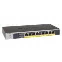 NETGEAR GS108LP Ne-valdomas Gigabit Ethernet (10/100/1000) Maitinimas per Eternetą (PoE) 1U Juoda, P NETGEAR GS108LP Ne-valdomas Gigabit Ethernet (10/100/1000) Maitinimas per Eternetą (PoE) 1U Juoda, P