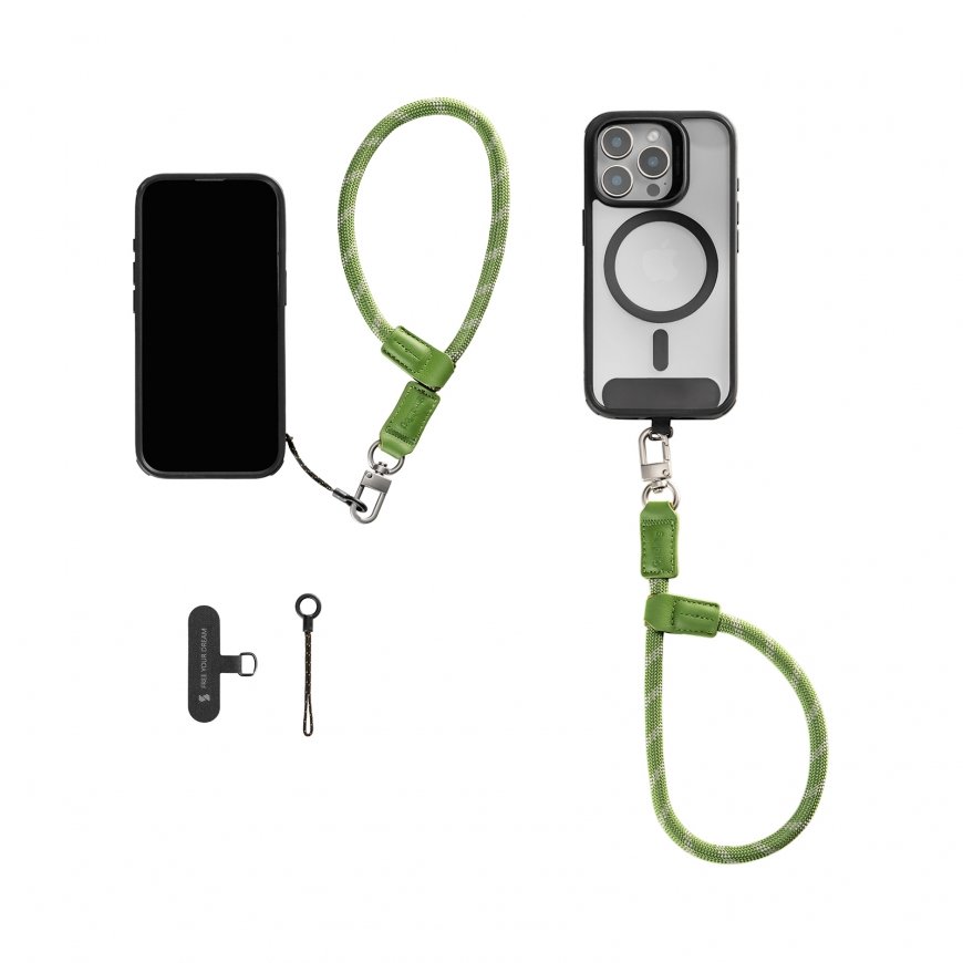 SmallRig FilMov strap Mobile phone Genuine leather, Nylon, Stainless steel Green