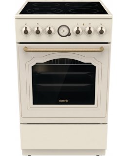 Gorenje GECS5B70CLI Отдельностоящая плита для готовки A Электричество Керамический Слоновая кость