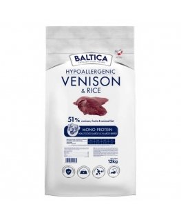BALTICA NUTRACEUTIC hypoallergeeninen hirvi ja riisi L / XL 12kg
