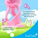 Brush-Baby Bobbie Bunny toothbrush Cappuccino, Grey Brush-Baby Bobbie Bunny toothbrush Cappuccino, Grey