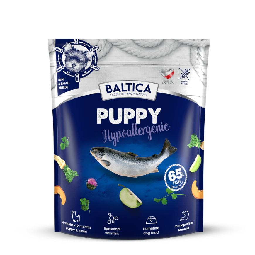 BALTICA EXCELLENT Kucēnu lasis hipoalerģisks XS