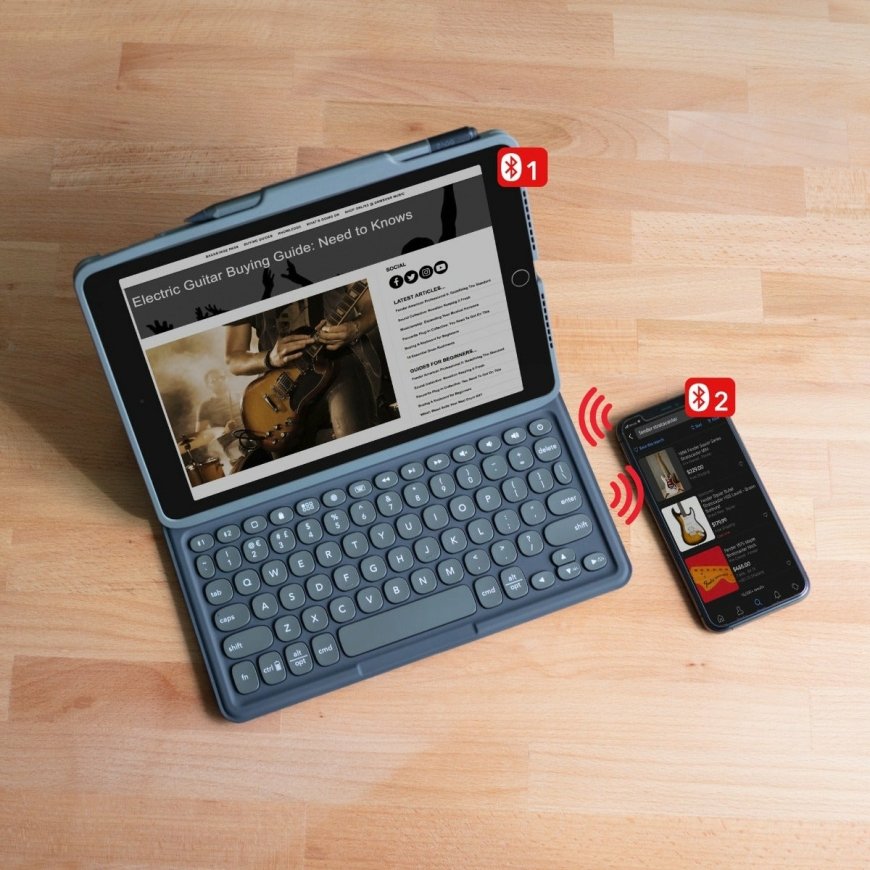 ZAGG Pro Keys tastatūra Universāls Bluetooth sistēma QWERTY Angļu Pelēks – 4