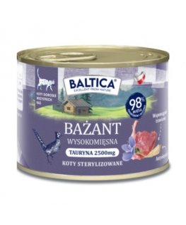 BALTICA SMAKI REGIONÓM Pieaugušais kaķis Fasanis 185g 185g