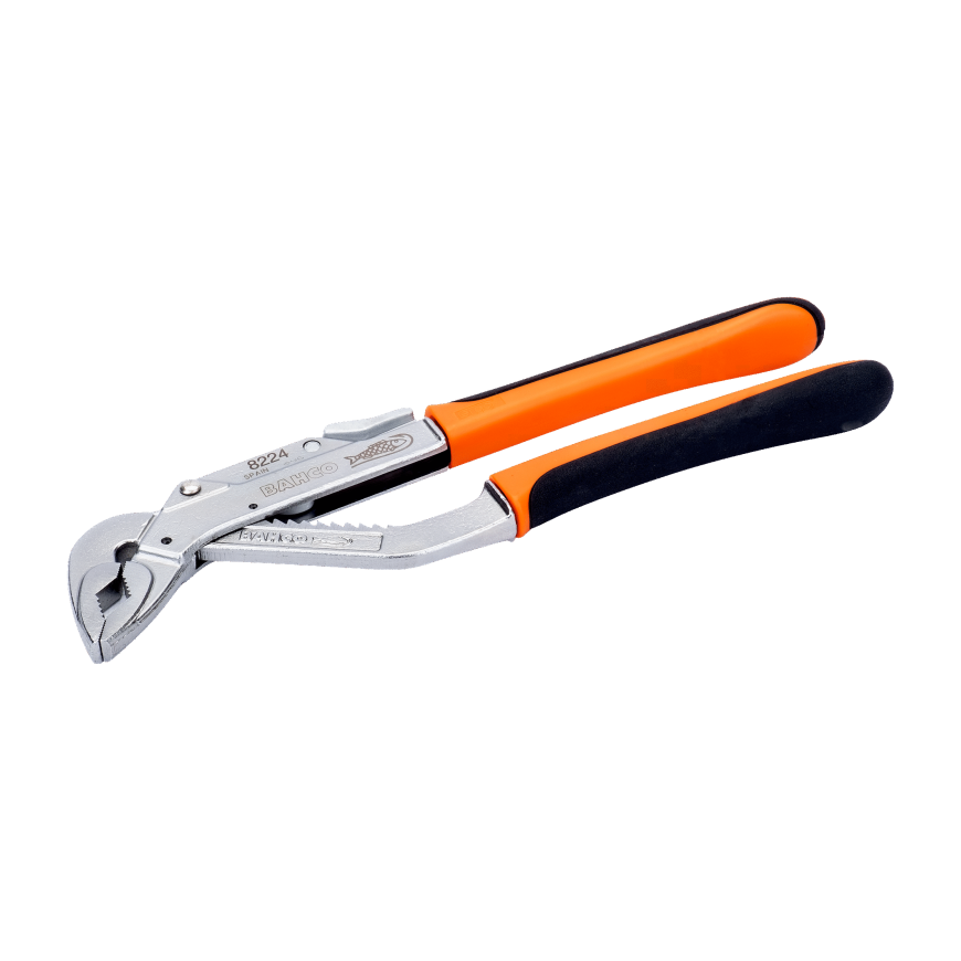 Adjustable Plier 250mm, chrome-plated, ERGO, BAHCO [8224C]