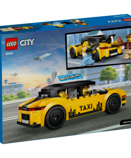 LEGO CITY 60487 Keltainen Taksi