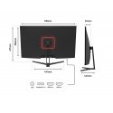 JAPANNEXT JN-V315UHDR computer monitor 80 cm (31.5") 3840 x 2160 pixels 4K Ultra HD LCD Black