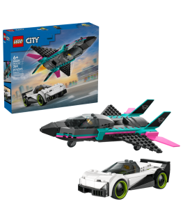 LEGO CITY 60489 Lennuk vs Auto