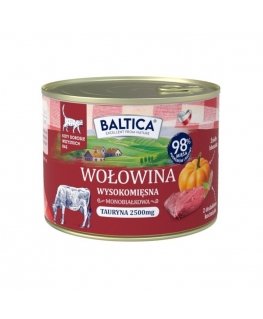 BALTICA SMAKI REGIONÓW Suaugęs katinas Jautiena su kepenėlėmis 185 g