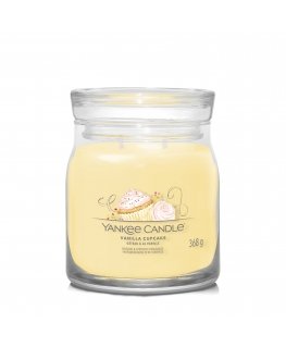 Yankee Candle Vanilla Cupcake wax candle Round Chocolate, Cocoa, Sugar, Vanilla Yellow 1 pc(s)