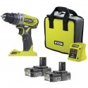 Akkumulatoryllä varustettu iskuporakone - porakone Ryobi ONE+ R18PD2-220S 2x2,0Ah Akkumulatoryllä varustettu iskuporakone - porakone Ryobi ONE+ R18PD2-220S 2x2,0Ah