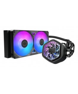Cooler Master MasterLiquid Atmos II 240 VRM Fan Black Procesors Šķidruma dzesēšanas komplekts 12 cm Melns 1 pcs