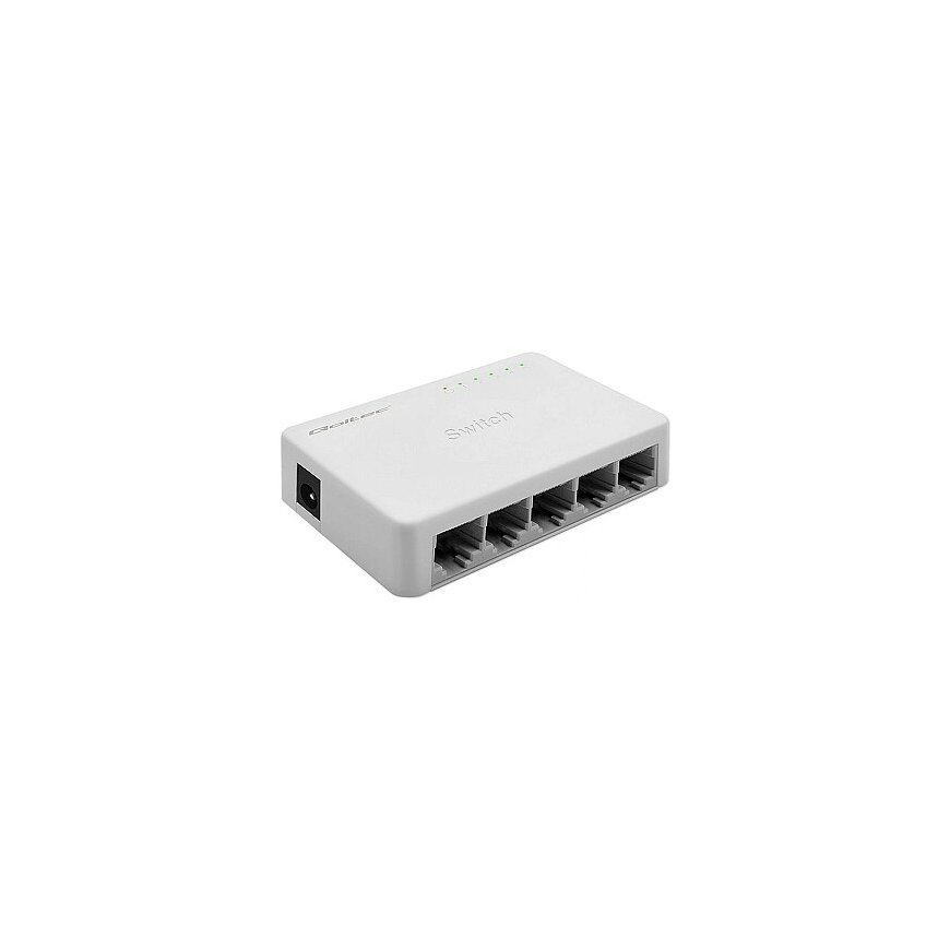 Qoltec Switch Network SWITCH Fast Ethernet PoE | 8x RJ45 | 2x RJ45 Uplink | 120W | 10/100 Mb/s – 2