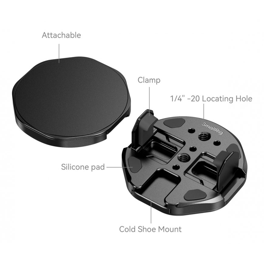 SmallRig 5157 kameran asennustarvike Kiinnityspuristin – 2