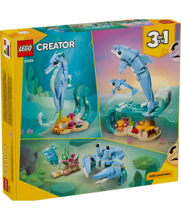 LEGO CREATOR 3 IN 1 31385 Jūros gyvūnai: Gražūs delfinai