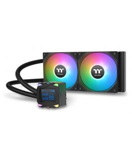 Thermaltake LA240-S ARGB Motininė plokštė Aušinimo skysčiu rinkinys 12 cm Juoda 1 vnt