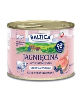 BALTICA SMAKI REGIONÓM Pieaugušais kaķis Jēra gaļa 185g